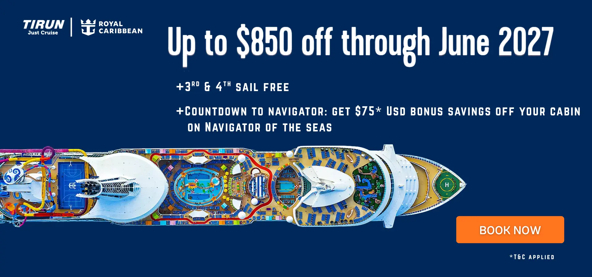 Royal Caribbean Offer Banner