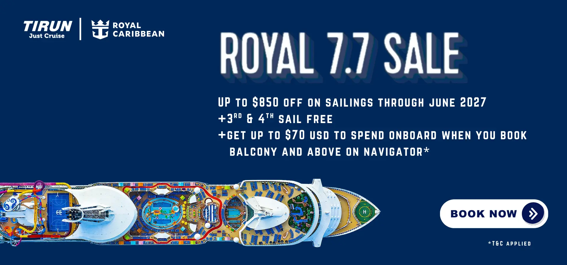 Royal Caribbean Offer Banner
